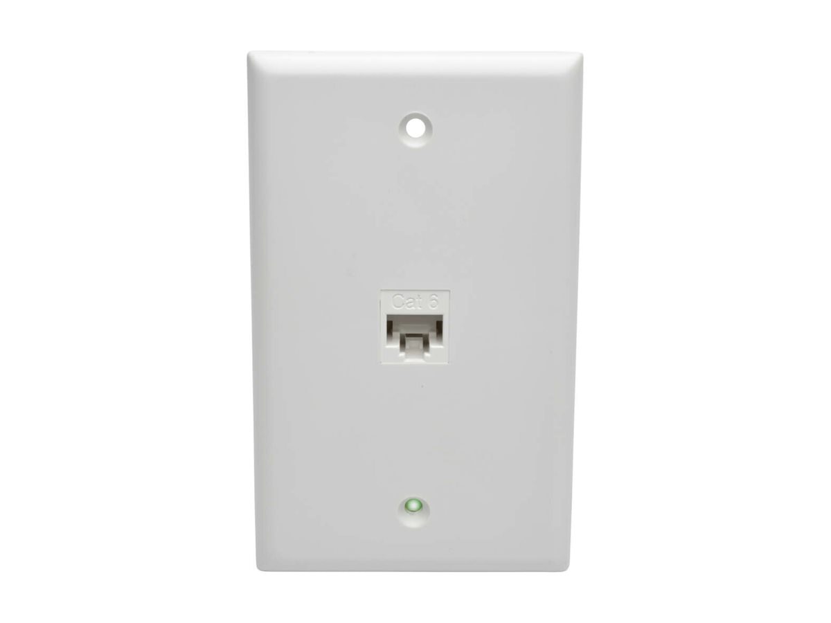 Thumbnail 4 of 4 for Eaton Tripp Lite Series Straight-Through Modular In-Line Snap-In Coupler - network coupler - TAA Compliant - white