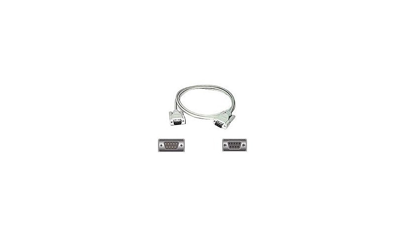 C2G 25ft DB9 to Serial RS232 Extension Cable - M/F