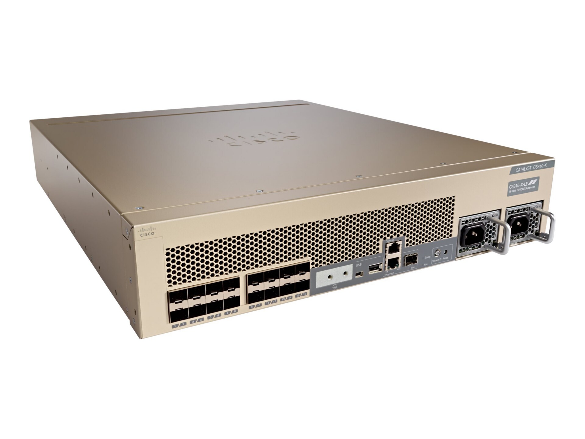 Cisco ONE Catalyst 6816-X Chassis (Standard Tables) - switch - 16 ports - managed - rack-mountable