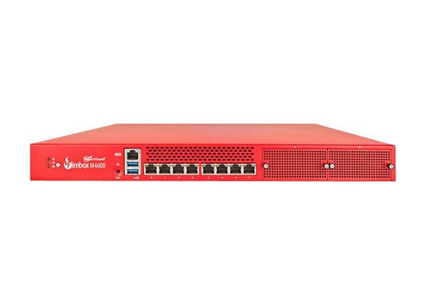 WatchGuard Firebox M4600 - security appliance - with 3 years Basic Security Suite