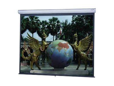 Da-Lite Model C Projection Screen with CSR - Wall/Ceiling Mount Manual Screen - High Contrast Matte White - 109in