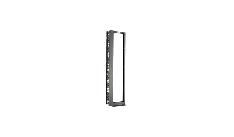 Panduit 2 Post Rack and Vertical Manager Combination Pack rack - 45U