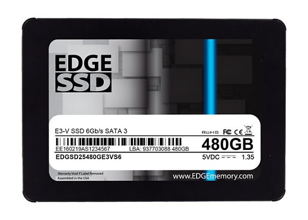 EDGE E3-V - solid state drive - 480 GB - SATA 6Gb/s