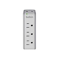 Belkin 3 Outlet Home and Office Surge Protector Wall Mountable with 2 USB-A ports - 918 Joules