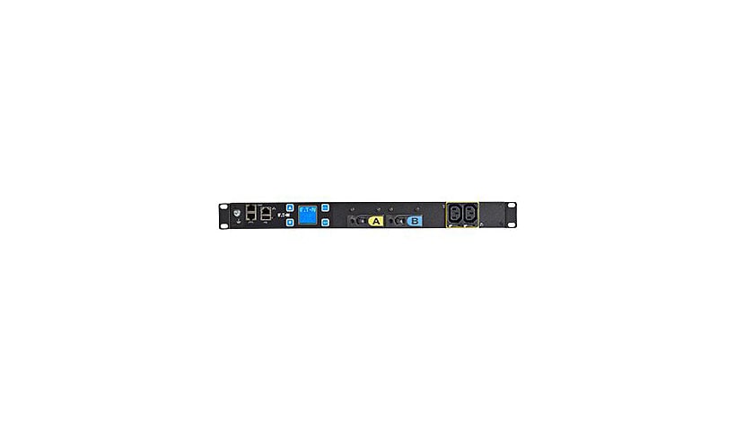 Eaton Metered Input Rack PDU 5.76 kW max 200-240V 24A 1U Single-Phase PDU