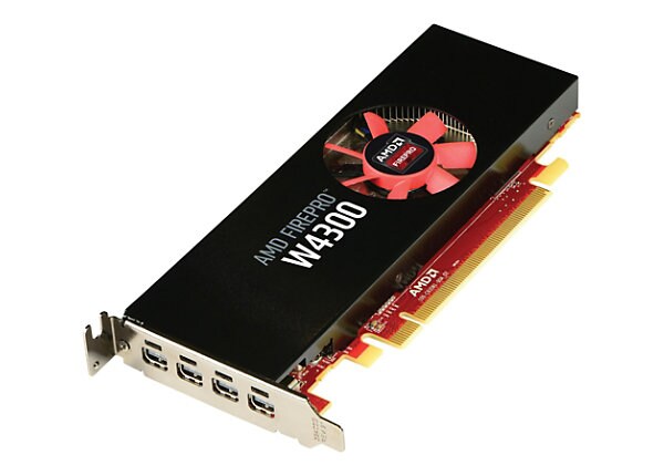 AMD FirePro W4300 graphics card - FirePro W4300 - 4 GB