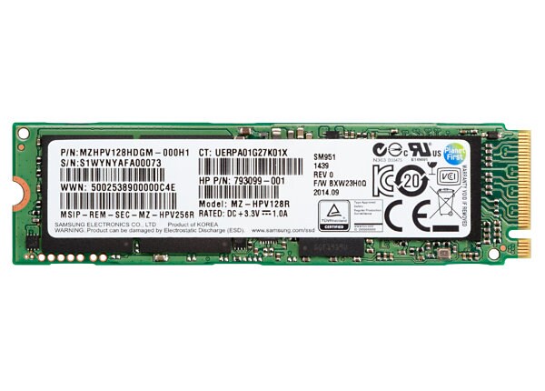 HP Z Turbo Drive G2 - solid state drive - 512 GB - PCI Express 3.0 x4 (NVMe)