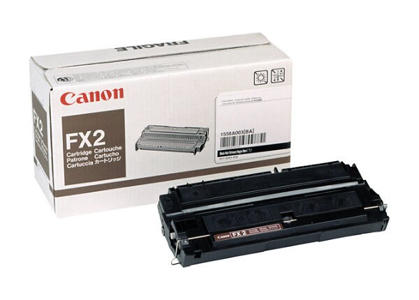 Canon FX-2 - black - original - toner cartridge