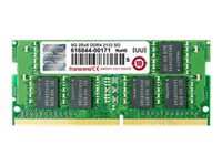 Transcend - DDR4 - module - 8 GB - SO-DIMM 260-pin - 2400 MHz / PC4-19200 - unbuffered