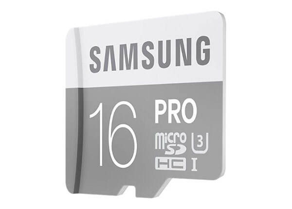 Samsung Pro MB-MG16EA - flash memory card - 16 GB - microSDHC UHS-I