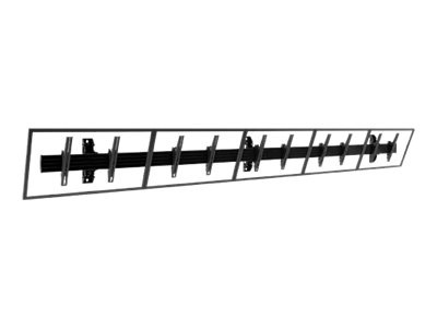 Chief Fusion Large 5x1 Menu Board Wall Mount for Displays 40-55" - Black