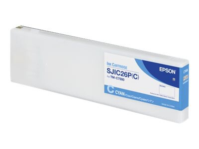 Epson SJIC26P(C) - cyan - original - cartouche de toner