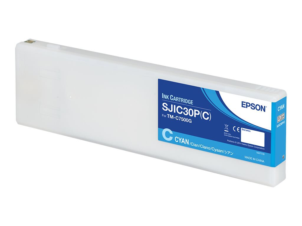 Epson SJIC30P(C) - cyan - original - cartouche d'encre