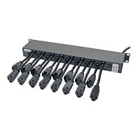 Tripp Lite Rack Mount AC Charger Power Strip 16 outlets 15 ' cord 1U - coupe-circuit