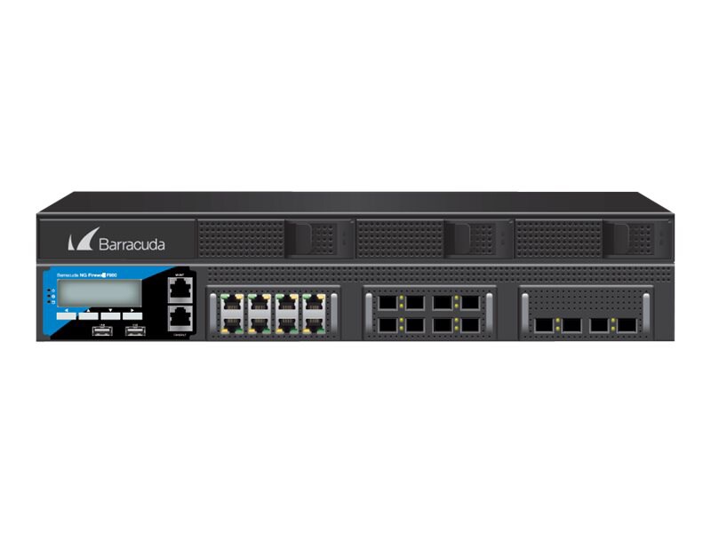 Barracuda CloudGen Firewall F-Series F900 model CFE - security appliance - with 1 year Energize Updates + Instant