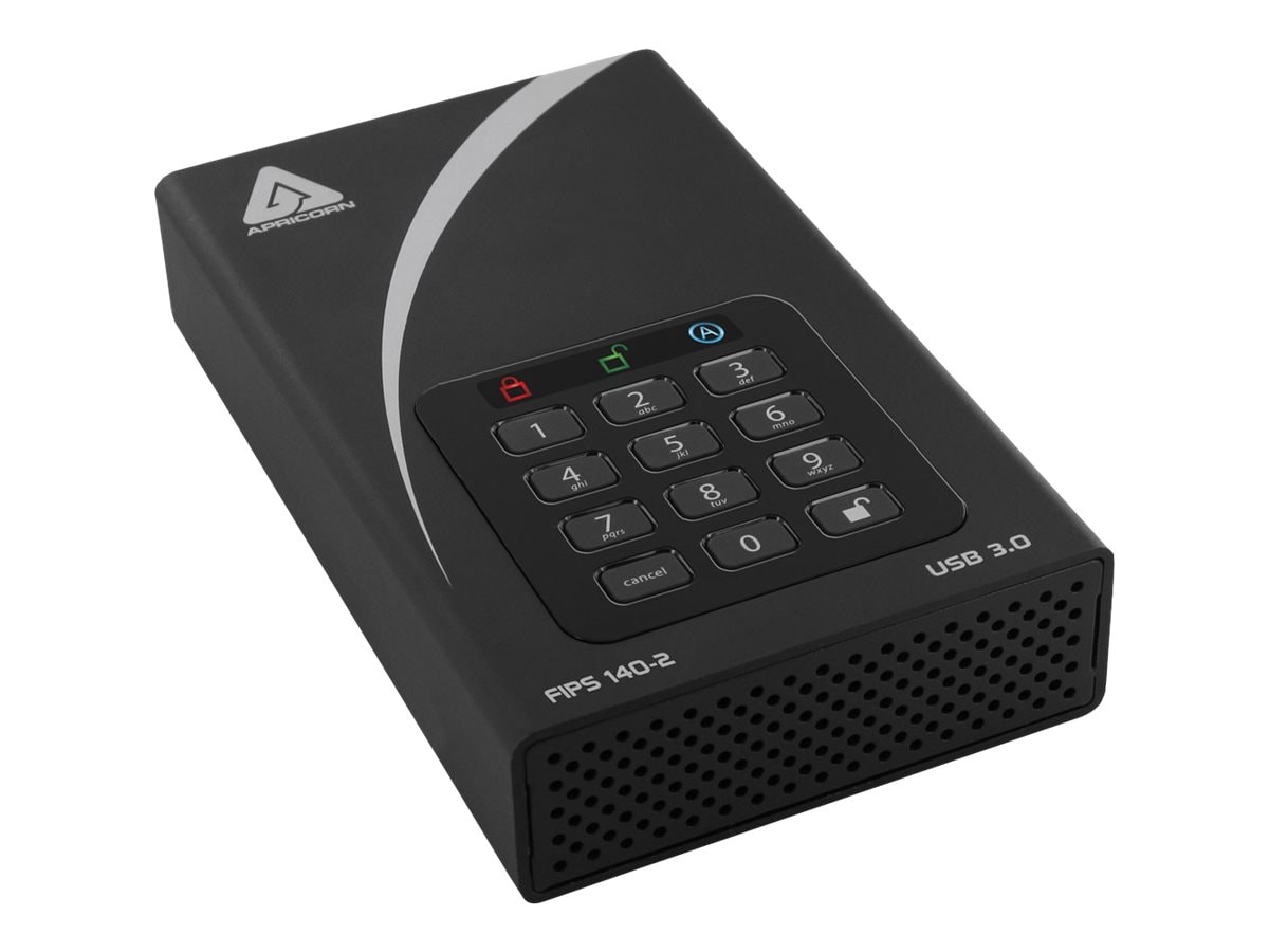 Apricorn Aegis Padlock DT ADT-3PL256F-8000 - hard drive - 8 TB - USB 3.0