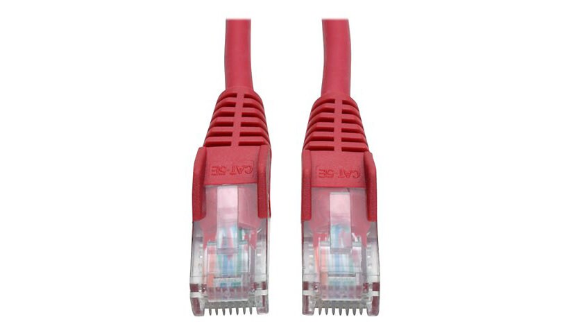 Eaton Tripp Lite Series Cat5e 350 MHz Snagless Molded (UTP) Ethernet Cable (RJ45 M/M), PoE - Red, 25 ft. (7.62 m) -