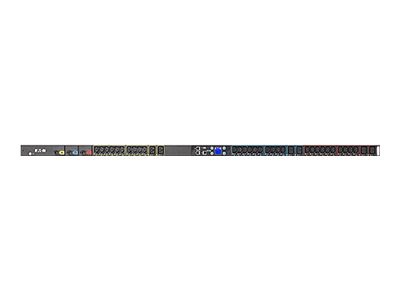 Eaton Metered Input rack PDU, 0U, 309-360P6W input, 11.5 kW, 200-240V, 48A, 6ft cord, 1-phase, 30 C13 Outlet grip, 6 C19