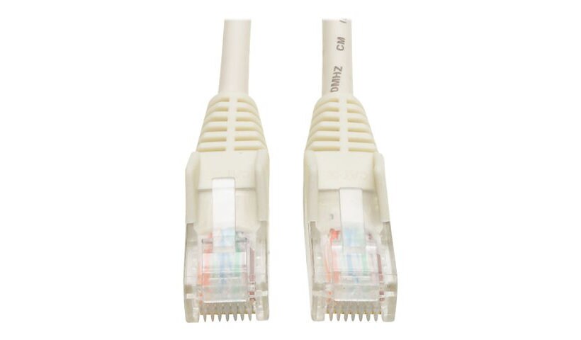 Eaton Tripp Lite Series Cat5e 350 MHz Snagless Molded (UTP) Ethernet Cable (RJ45 M/M), PoE - White, 7 ft. (2.13 m) -