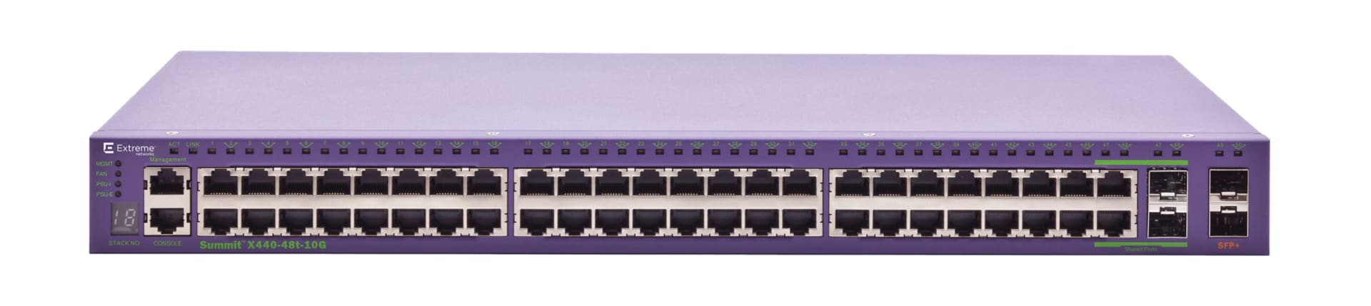 Extreme Networks ExtremeSwitching X440-G2 X440-G2-48t-10GE4 - switch - 48 ports - managed - rack-mountable