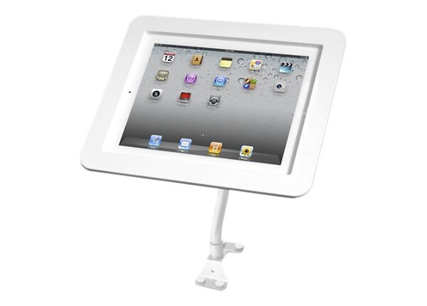Compulocks iPad Secure Executive Enclosure with Flex Arm Kiosk White - mounting kit