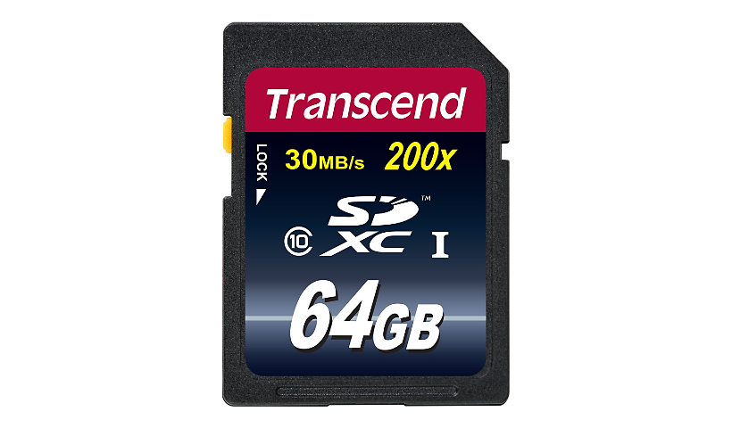 Transcend Premium - flash memory card - 64 GB - SDXC