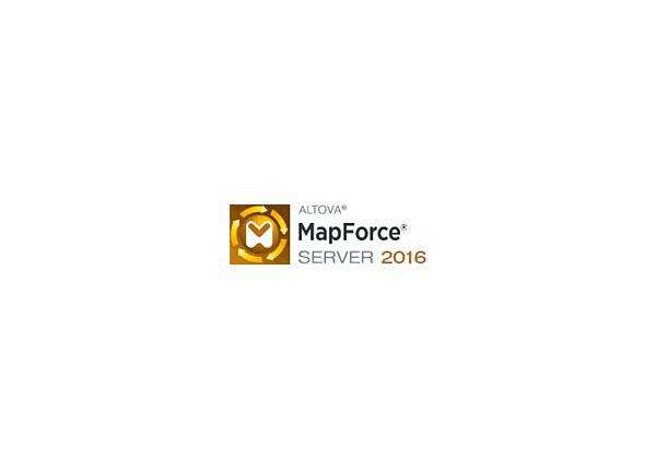 Altova MapForce Server 2016 - subscription license ( 1 year )