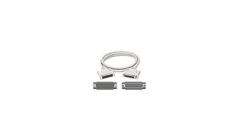 C2G - serial / parallel extension cable - DB-25 to DB-25 - 10.7 m