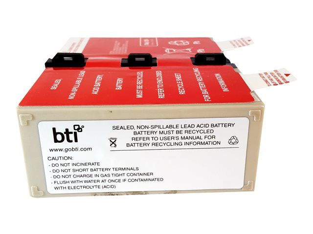 BTI APCRBC123-SLA123 SEALED LEAD ACID BATTERY FOR APC BN1080G, BN1250G, BN1350G, BR1000G, BR1000G-CN, BR1000G-FR,