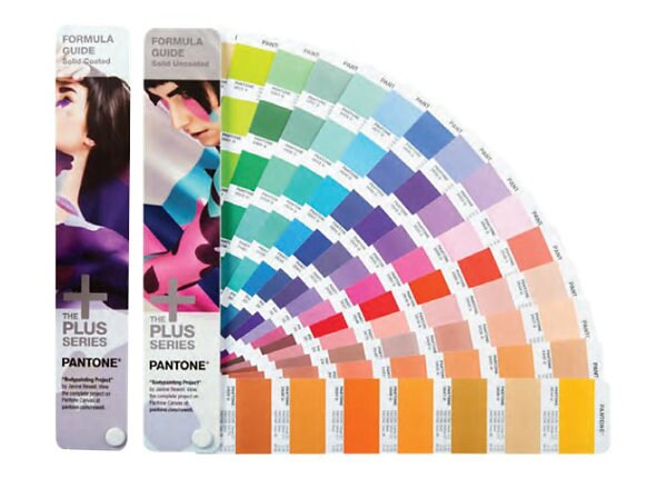 Pantone The Plus Series FORMULA GUIDES Solid Coated and Solid Uncoated - printer color management kit