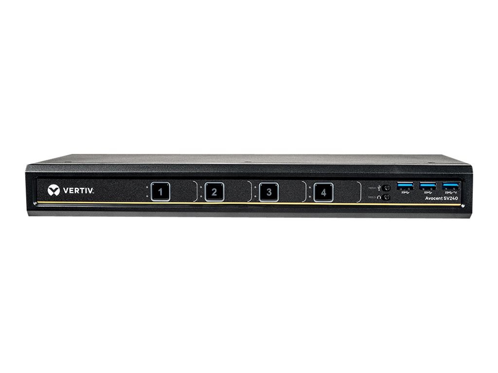 Vertiv Avocent 4-Port DVI-I Standard Desktop KVM