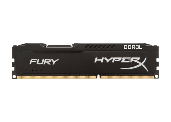 HyperX FURY - DDR3L - 8 GB: 2 x 4 GB - DIMM 240-pin - unbuffered