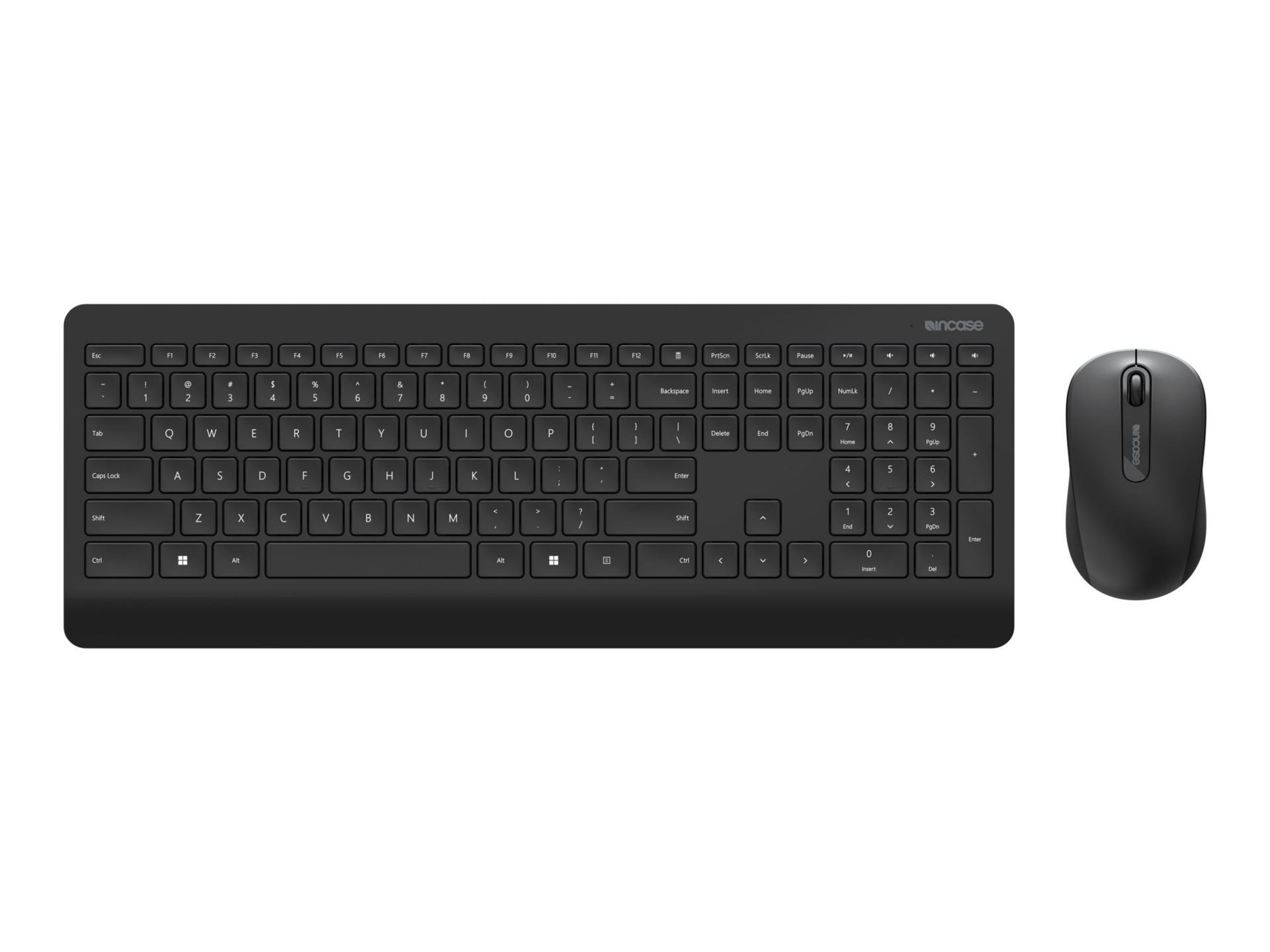 Incase Wireless Desktop 900 - Designed by Microsoft - keyboard and mouse set - QWERTY - black Input Device
