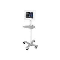 Compulocks Medical Rolling Cart - VESA Compatible stand - for tablet - whit