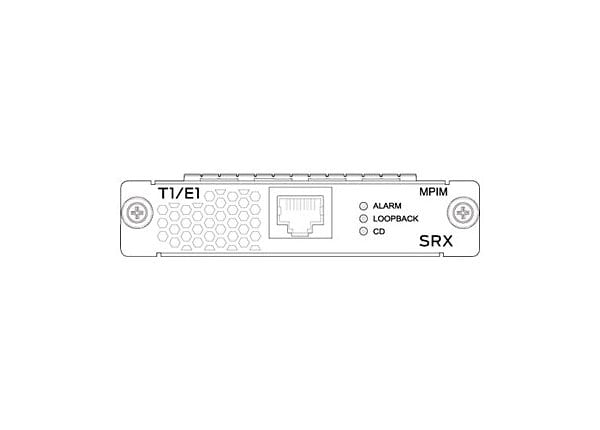 Juniper 1-Port T1/E1 Mini-Physical Interface Module