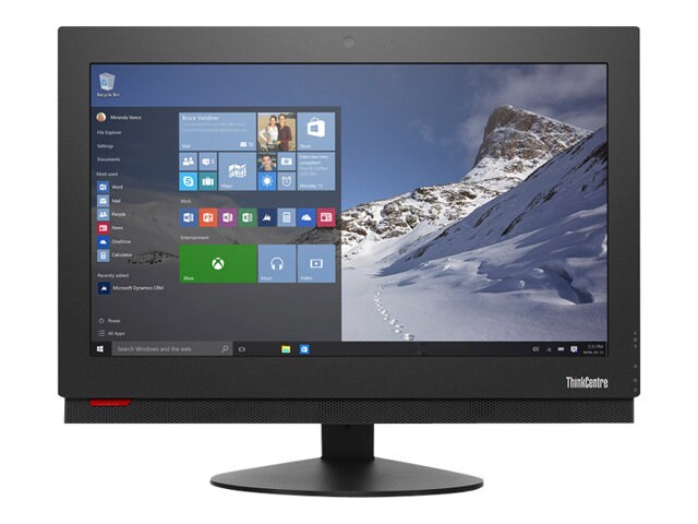 Lenovo ThinkCentre M700z 10EY - monitor stand - Core i3 6100T 3.2 GHz - 4G