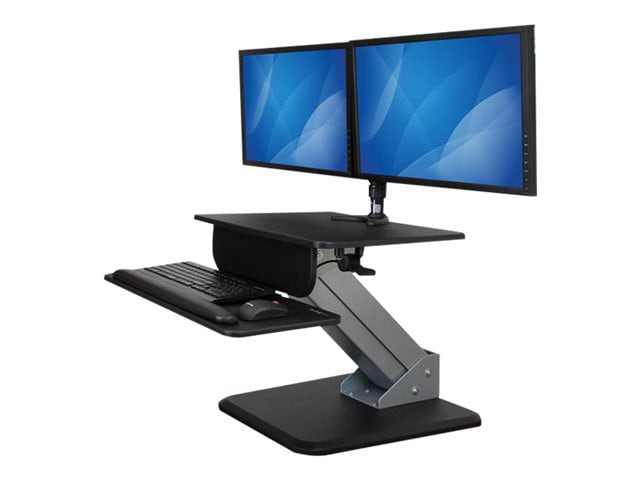 StarTech.com Sit-to-stand Workstation with Dual Monitor Articulating Arm