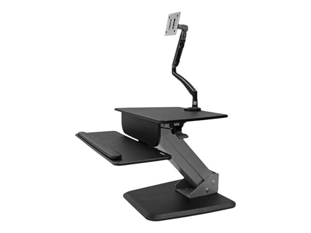StarTech.com Sit-to-Stand Workstation with Articulating Monitor Arm