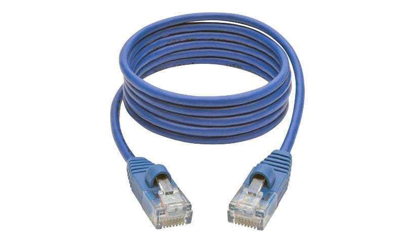 Tripp Lite 4ft Cat5e Cat5 Snagless Molded Slim UTP Patch Cable RJ45 M/M Blue 4' - patch cable - 4 ft - blue