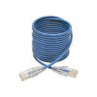 Eaton Tripp Lite Series Cat6 Gigabit Snagless Slim UTP Ethernet Cable (RJ45 M/M), PoE, Blue, 6 ft. (1.83 m) - patch