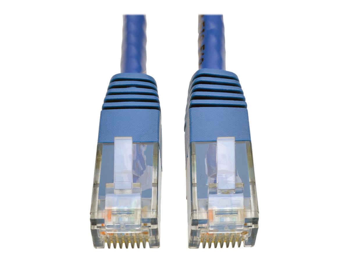 Tripp Lite 5ft Cat6 Gigabit Molded Patch Cable RJ45 M/M 550MHz 24 AWG Blue