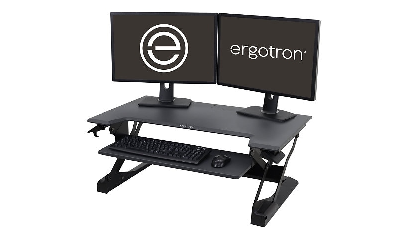 Ergotron WorkFit-TL Standing Desk Workstation - TAA Compliant Version stand - for LCD display / keyboard / mouse -