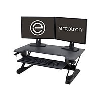 Ergotron WorkFit-TL Standing Desk Workstation - TAA Compliant Version - stand - for LCD display / keyboard / mouse -