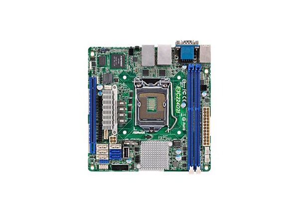 ASRock E3C224D2I - motherboard - mini ITX - LGA1150 Socket - C224