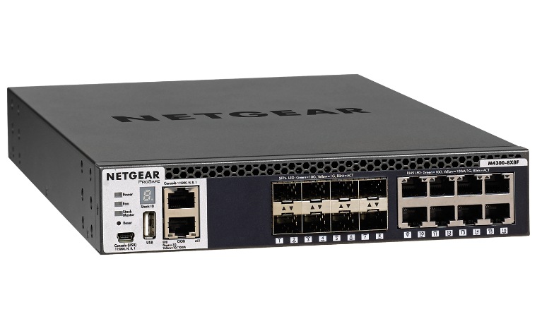 Netgear M4300 Stackable Managed Switch with 16x10G Including