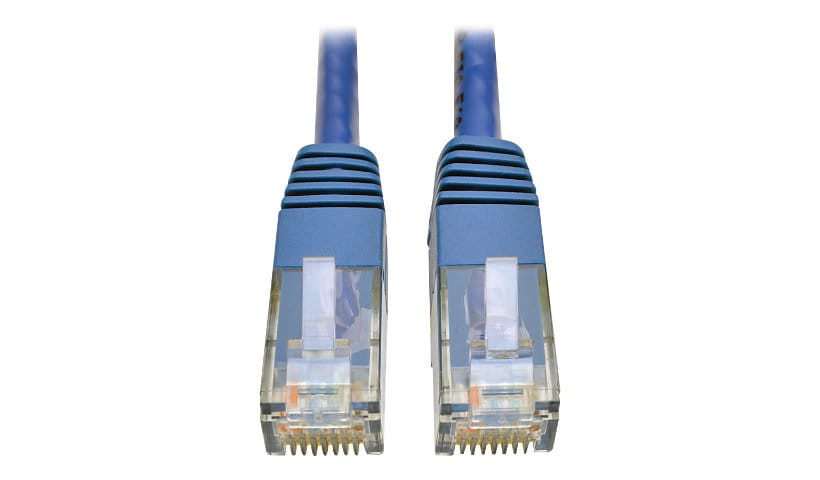 Eaton Tripp Lite Series Cat6 Gigabit Molded (UTP) Ethernet Cable (RJ45 M/M), PoE, Blue, 14 ft. (4.27 m) - patch cable -