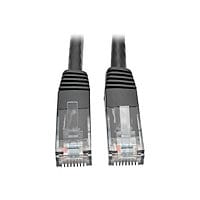 Eaton Tripp Lite Series Cat6 Gigabit Molded (UTP) Ethernet Cable (RJ45 M/M), PoE, Black, 3 ft. (0.91 m) - patch cable -
