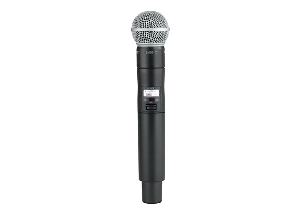 SHURE HANDHELD TRNSMITTR W/SM58 MIC