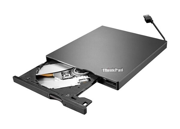 Lenovo ThinkPad UltraSlim USB DVD Burner - DVD±RW (±R DL) / DVD-RAM drive - SuperSpeed USB 3.0 - external