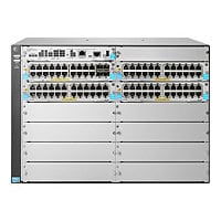 HPE Aruba 5412R 92GT PoE+ / 4SFP+ (No PSU) v3 zl2 - switch - 92 ports - man
